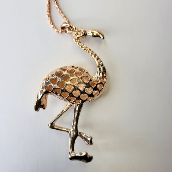 Flamingo Pendant Necklace - Picture 5 of 14